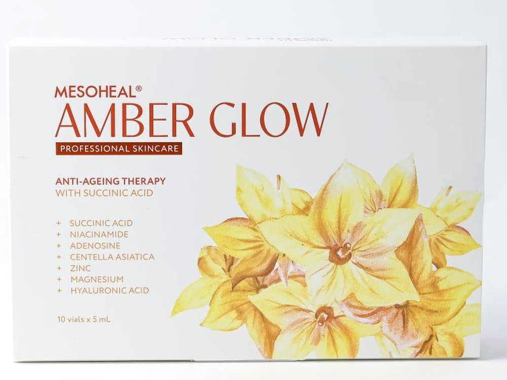 Mesoheal Amber Glow box, 10 vials of 5 ml
