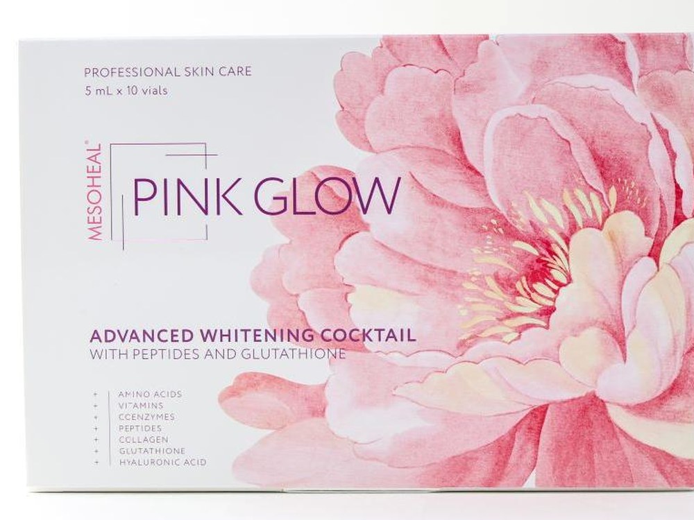 Mesoheal Pink Glow box, 10 vials of 5 ml